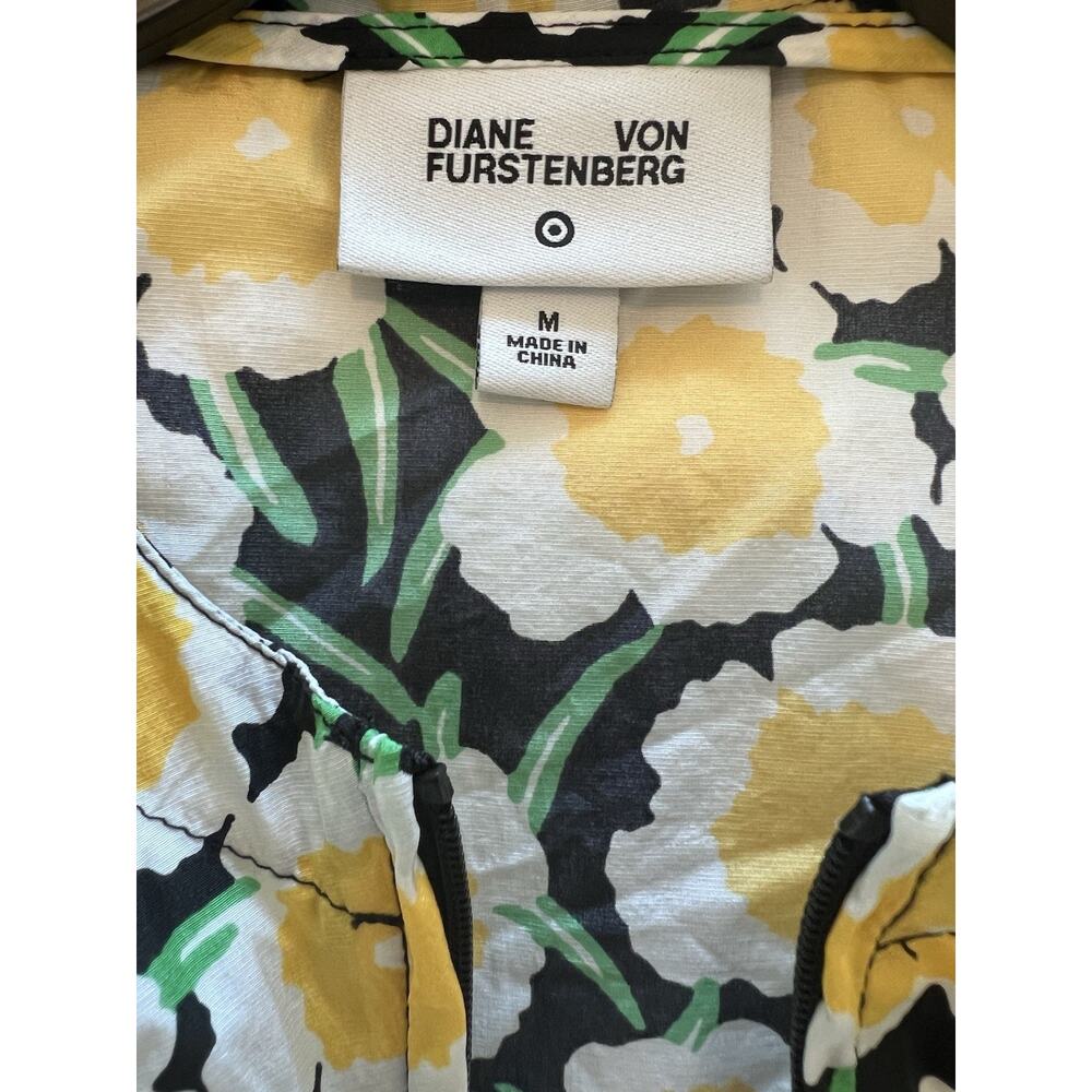 Diane Von Furstenberg x Target (M) Nylon PACKABLE POUCH-Yellow Hooded Vest-DVF- - Picture 7 of 11